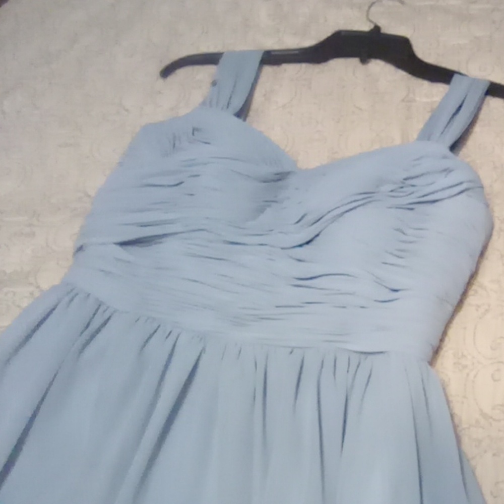 Dusty Blue Azazie Bridesmaids Dress